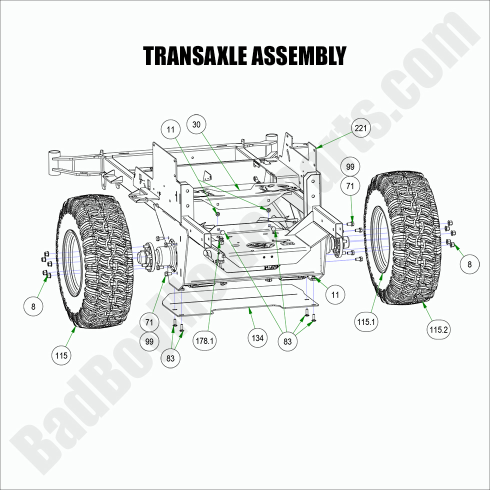 2022 Rebel - Transaxle Assembly